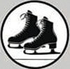 Emblem Schlittschuhe