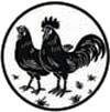Emblem Hühner