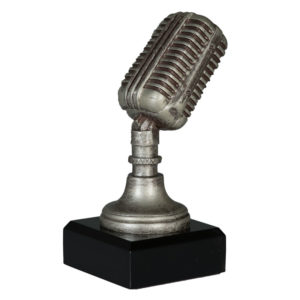 Mikrofon Silber Grau