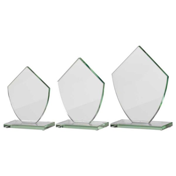 Glaspokale in drei Grössen