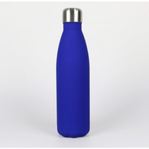 Thermo Trinkflasche dunkelblau soft, 500ml