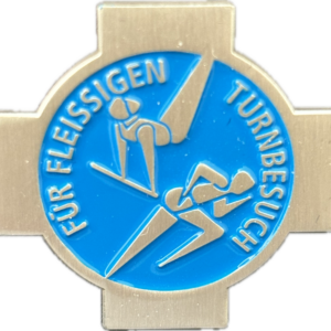 Pin für fleissigen Turnbesuch mit Athleten II