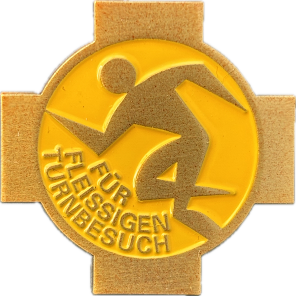 Pin für fleissigen Turnbesuch mit Sprinter