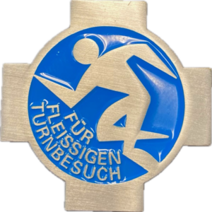 Pin für fleissigen Turnbesuch mit Sprinter