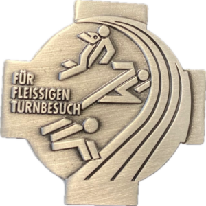 Pin für fleissigen Turnbesuch mit Turner